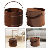 Maxbell Wood Foot Bath Portable Multipurpose Foot Soak Tub for Travel Home Use Sauna without lid