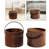 Maxbell Wood Foot Bath Portable Multipurpose Foot Soak Tub for Travel Home Use Sauna without lid