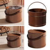 Maxbell Wood Foot Bath Portable Multipurpose Foot Soak Tub for Travel Home Use Sauna without lid