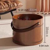 Maxbell Wood Foot Bath Portable Multipurpose Foot Soak Tub for Travel Home Use Sauna without lid