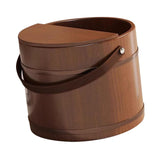 Maxbell Wood Foot Bath Portable Multipurpose Foot Soak Tub for Travel Home Use Sauna with lid