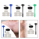 Maxbell Back Hair Shaver Easy to Use DIY Back Hair Trimmer for Personal Birthday Man Blue