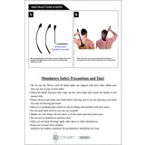 Maxbell Back Hair Shaver Easy to Use DIY Back Hair Trimmer for Personal Birthday Man Blue