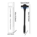 Maxbell Back Hair Shaver Easy to Use DIY Back Hair Trimmer for Personal Birthday Man Blue