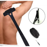 Maxbell Back Shaving for Men Shave Wet or Dry DIY Back Back Hair Removal Shaving Tool black