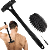 Maxbell Back Shaving for Men Shave Wet or Dry DIY Back Back Hair Removal Shaving Tool black