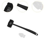 Maxbell Back Hair Removal and Body Shaving Tool Ergonomic Handle Easy to Use Shaving Tool black