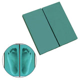 Maxbell 2 Pieces Foot Impression Foam DIY Portable Foot Care Double Foot Foam Blocks