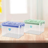 Maxbell Medical Box with Handle Stackable First Aid Box for Camping Household Travel green