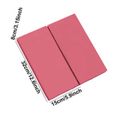 Maxbell 2x Impression Foam Box Case DIY 2 Slab Foot Molding Foot Impression Foam Box 32x15x8cm