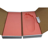 Maxbell 2x Impression Foam Box Case DIY 2 Slab Foot Molding Foot Impression Foam Box 35x16x11cm