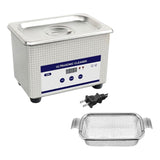 Maxbell Ultrasonic Jewelry Cleaner 40KHz Glasses Cleaning Machine for Dentures Rings