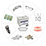 Maxbell Ultrasonic Cleaner Ultrasonic Cleaning Machine for Eyeglasses Earrings Rings