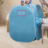 Maxbell Steam Sauna Tent Foldable 1000W Full Body Sauna Box for Family Household SPA
