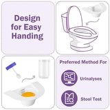 Maxbell Commode Sample Collector 800ml Urine Measuring Container for Women Elderly