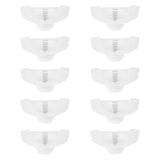 Maxbell 10Pcs Commode Sample Collector 800ml Urine Collection Hat Sturdy for Elderly