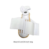 Maxbell Big Thumb Outturn Corrector for Women and Men Foot Care Toe Overlap Splitter white and yellow