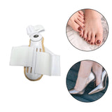 Maxbell Big Thumb Outturn Corrector for Women and Men Foot Care Toe Overlap Splitter white and yellow