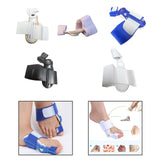 Maxbell Big Thumb Outturn Corrector for Women and Men Foot Care Toe Overlap Splitter white and yellow