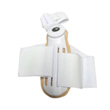Maxbell Big Thumb Outturn Corrector for Women and Men Foot Care Toe Overlap Splitter white and yellow