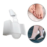 Maxbell Big Thumb Outturn Corrector for Women and Men Foot Care Toe Overlap Splitter white and clear