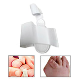 Maxbell Big Thumb Outturn Corrector for Women and Men Foot Care Toe Overlap Splitter white and clear