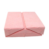 Maxbell 3 Pieces Triangle Positioning Pillow Comfortable Leg Bed Cushion Pillow Pink