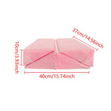 Maxbell 3 Pieces Triangle Positioning Pillow Comfortable Leg Bed Cushion Pillow Pink