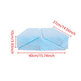 Maxbell 3 Pieces Triangle Positioning Pillow Comfortable Leg Bed Cushion Pillow Blue