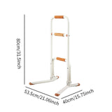 Maxbell Bed Assist Rail Grab Bar Bedside Security Handle Bedside Handrail for Adults white