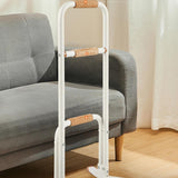 Maxbell Bed Assist Rail Grab Bar Bedside Security Handle Bedside Handrail for Adults white