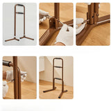 Maxbell Bed Assist Rail Grab Bar Bedside Security Handle Bedside Handrail for Adults coffee