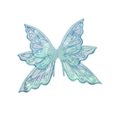 Maxbell Butterfly Wings for Women Gliiter Carnival Theme Party Butterfly Fairy Wings S Blue
