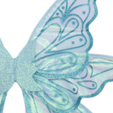 Maxbell Butterfly Wings for Women Gliiter Carnival Theme Party Butterfly Fairy Wings S Blue