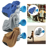 Maxbell Breathable Cooling Towel Ice Cold Towel Sweat Towel for Walking Sport Worker Blue