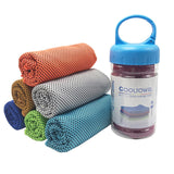 Maxbell Breathable Cooling Towel Ice Cold Towel Sweat Towel for Walking Sport Worker Blue