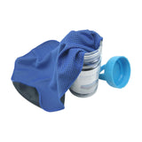 Maxbell Breathable Cooling Towel Ice Cold Towel Sweat Towel for Walking Sport Worker Blue