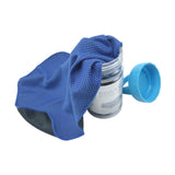 Maxbell Breathable Cooling Towel Ice Cold Towel Sweat Towel for Walking Sport Worker Blue