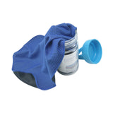 Maxbell Breathable Cooling Towel Ice Cold Towel Sweat Towel for Walking Sport Worker Blue