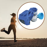 Maxbell Breathable Cooling Towel Ice Cold Towel Sweat Towel for Walking Sport Worker Blue