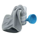 Maxbell Breathable Cooling Towel Ice Cold Towel Sweat Towel for Walking Sport Worker Gray