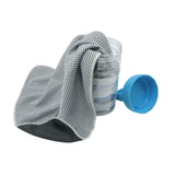 Maxbell Breathable Cooling Towel Ice Cold Towel Sweat Towel for Walking Sport Worker Gray