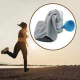Maxbell Breathable Cooling Towel Ice Cold Towel Sweat Towel for Walking Sport Worker Gray