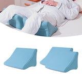 Maxbell Positioning Pillow for Elderly Back Positioning Pillow Side Soft Body (Blue) single