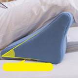 Maxbell Positioning Pillow for Elderly Back Positioning Pillow Side Soft Body (Blue) single