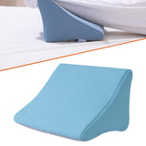 Maxbell Positioning Pillow for Elderly Back Positioning Pillow Side Soft Body (Blue) single