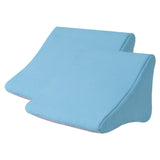 Maxbell Positioning Pillow for Elderly Back Positioning Pillow Side Soft Body (Blue) a pair