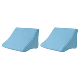 Maxbell Positioning Pillow for Elderly Back Positioning Pillow Side Soft Body (Blue) a pair