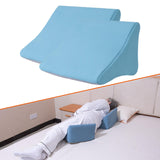 Maxbell Positioning Pillow for Elderly Back Positioning Pillow Side Soft Body (Blue) a pair