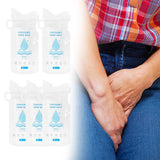 Maxbell 5 Pieces Disposable Urine Bags Sturdy Vomit Bags for Outdoor Traffic Camping